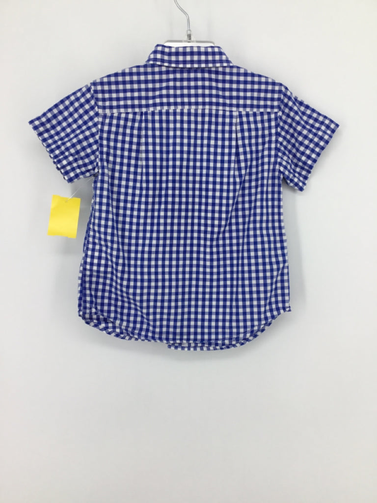 Crewcuts Child Size 2 Blue Gingham Shirt - boys