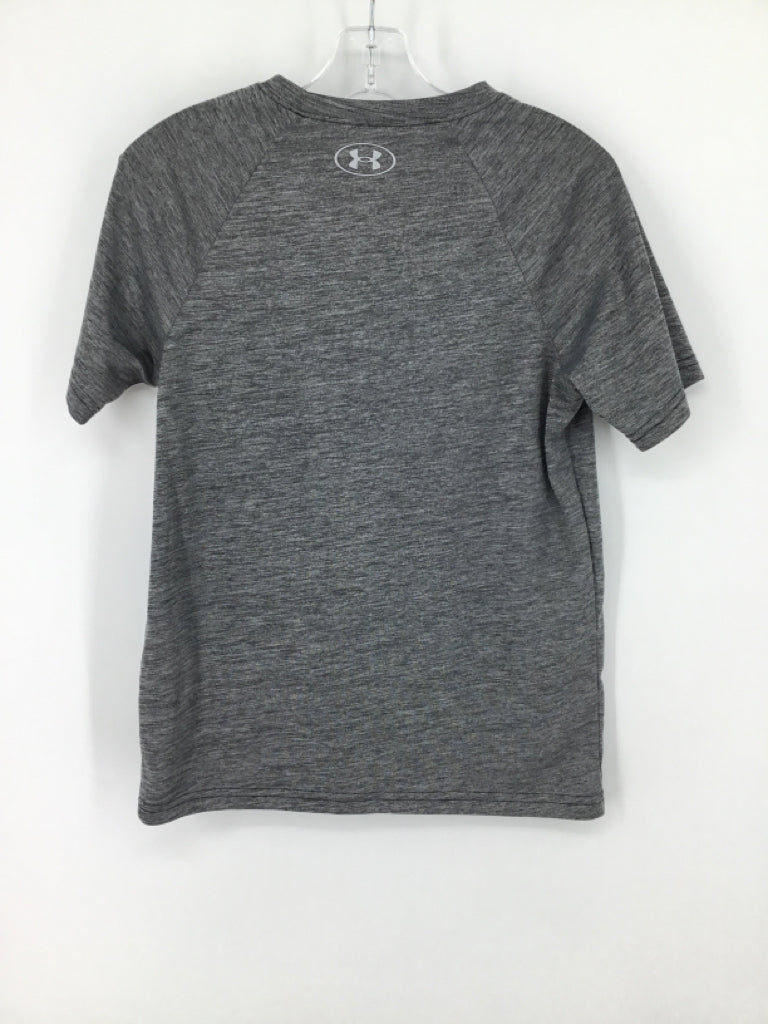 Under Armour Child Size 10 Gray screen printed T-shirt - boys