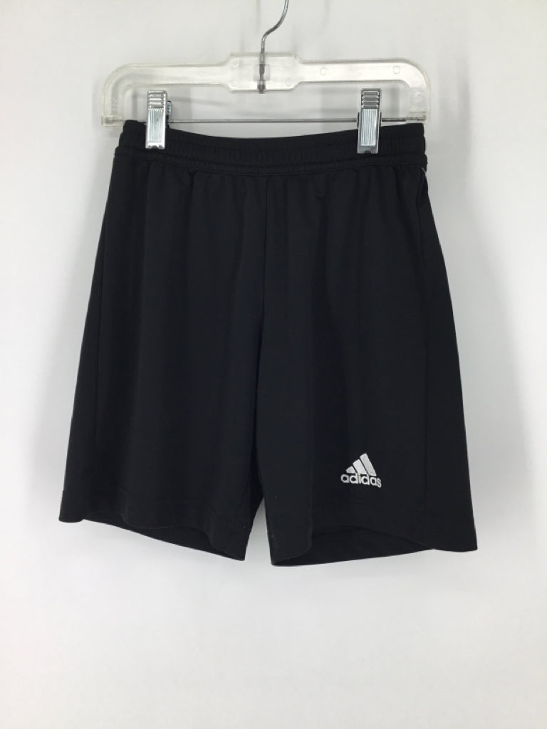 Adidas Child Size 8 Black Solid Shorts - boys