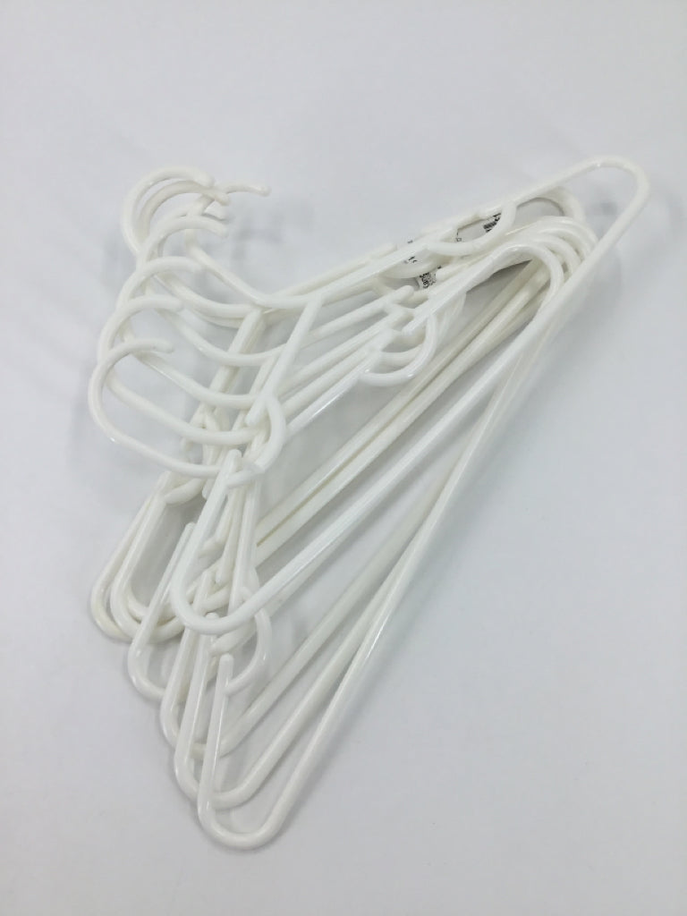 brandless White Hangers Set of 8