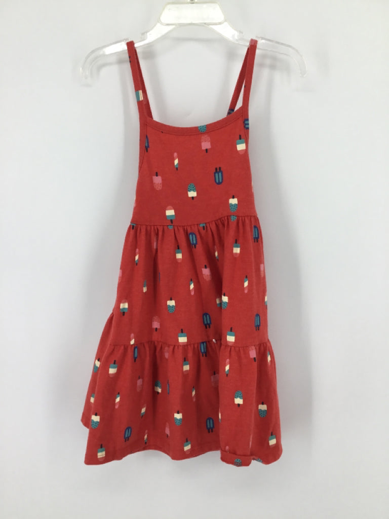 Cat & Jack Child Size 4 Red Stars & Stripes Dress