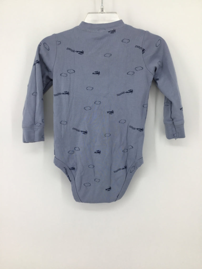 Just One You Made by Carters Child Size 18 Months Blue Onesie