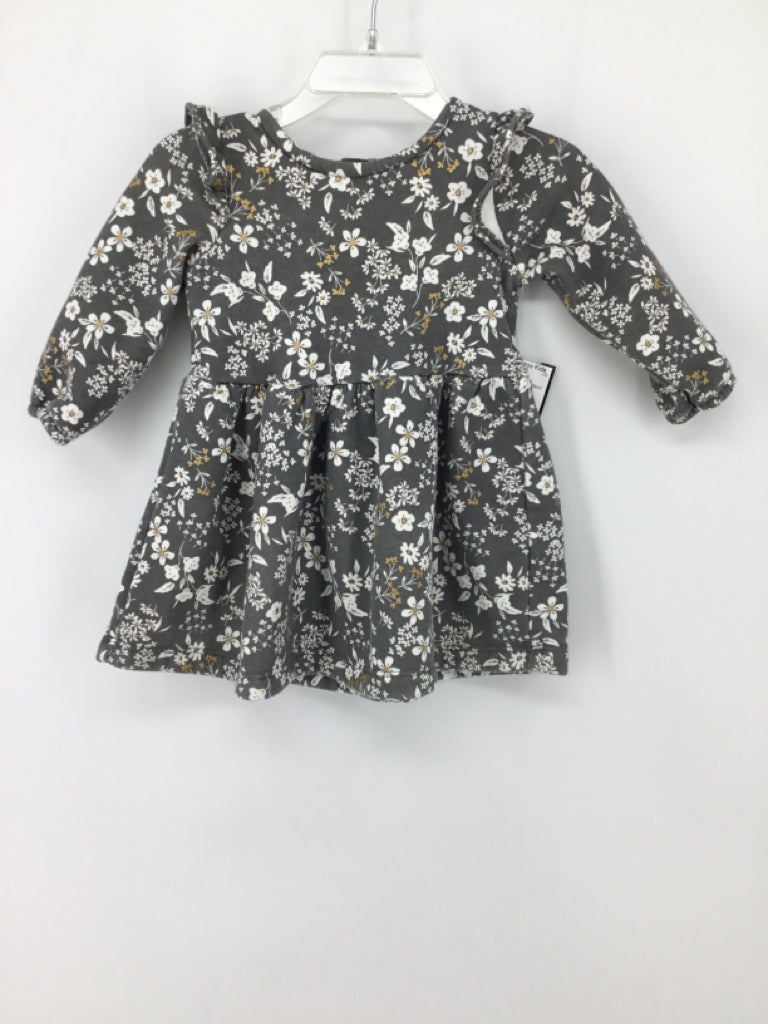 Carter's Child Size 9 Months Gray Dress - girls