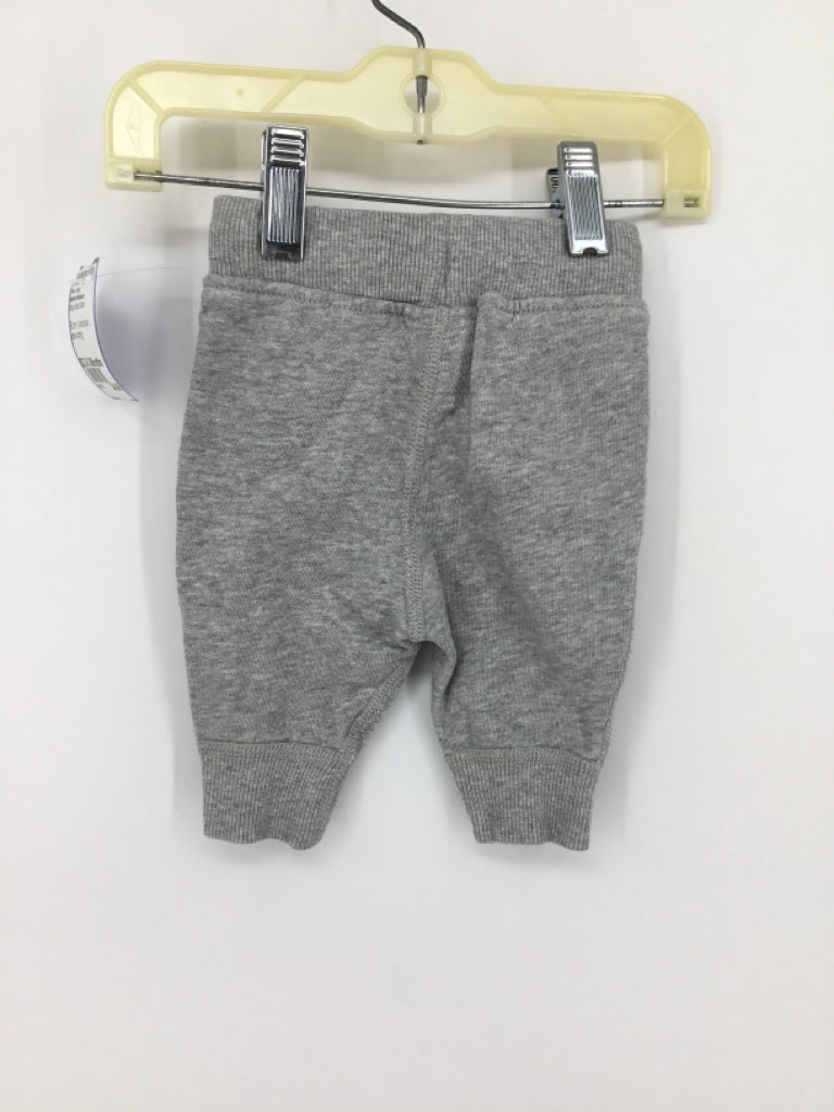 Hanna Andersson Child Size 0-3 Months Gray Solid Pants - boys