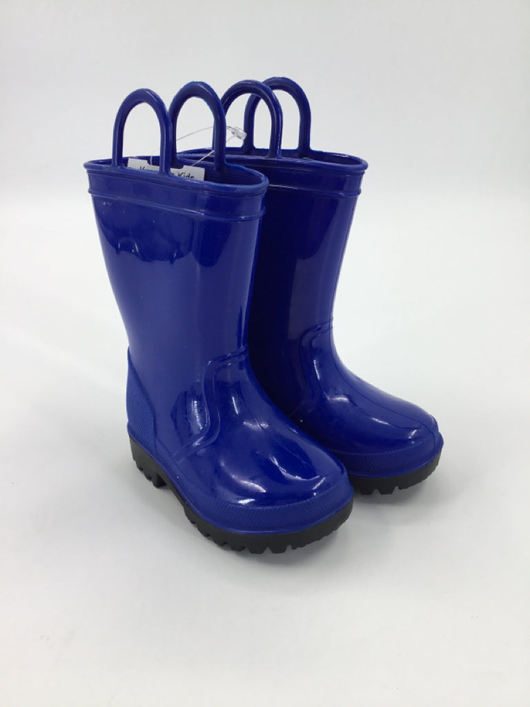 brandless Child Size 5 Toddler Blue Rain/Snow Boots