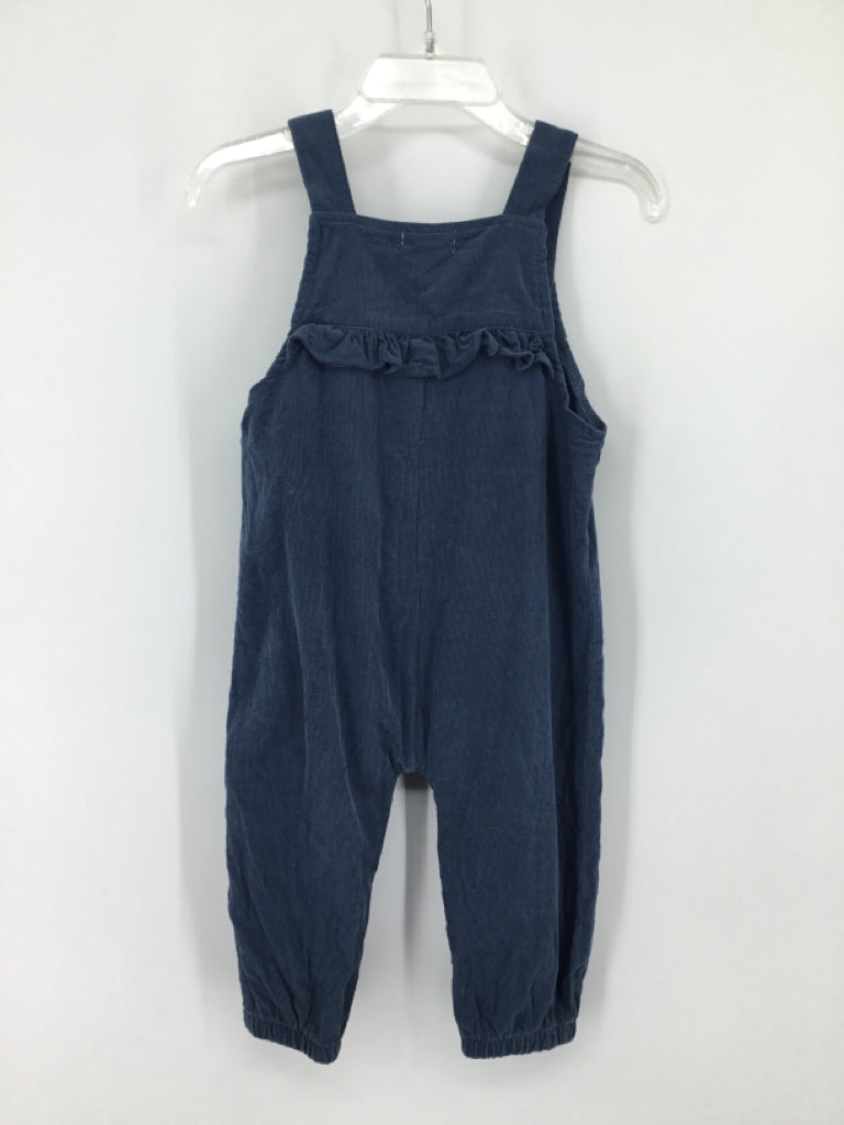 Angel Dear Child Size 12-18 Months Blue Overalls - girls