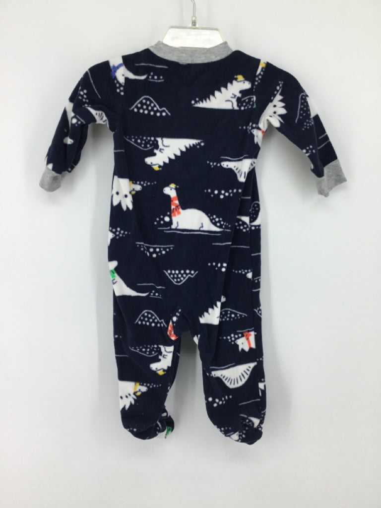 Carter's Child Size 6 Months Navy Sleepers