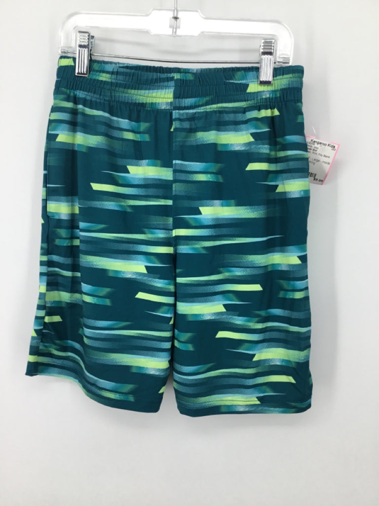 Lands' End Child Size 10 Green Print Shorts - boys