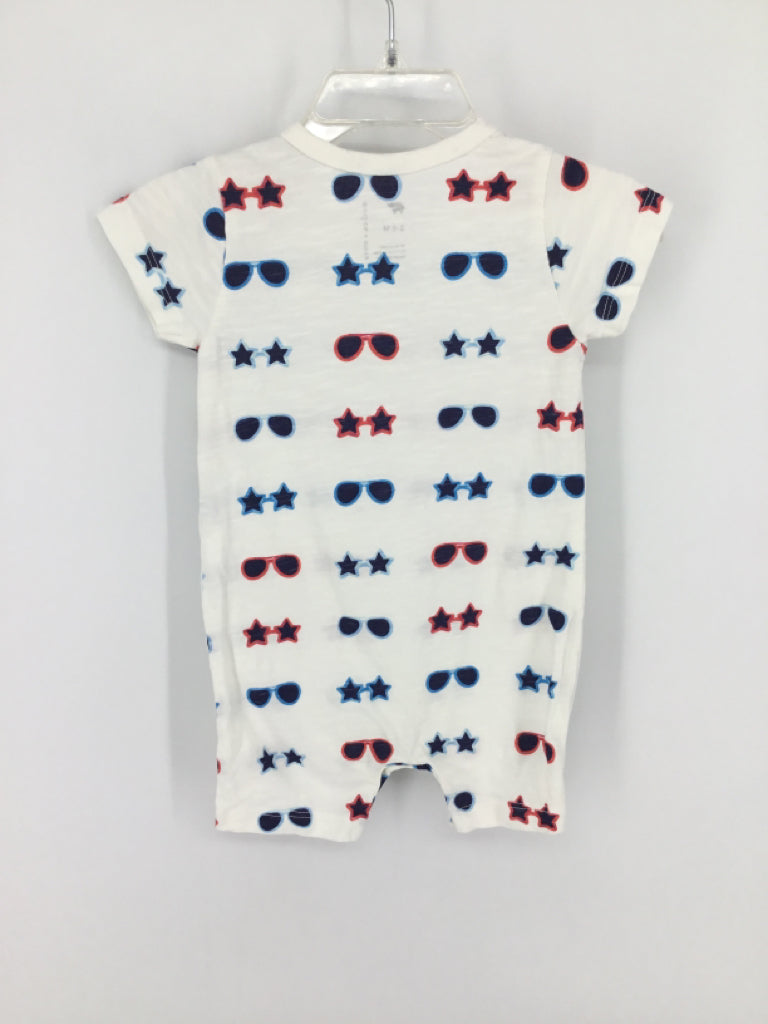 Monica + Andy Child Size 3-6 Months Emerald Stars & Stripes Outfit