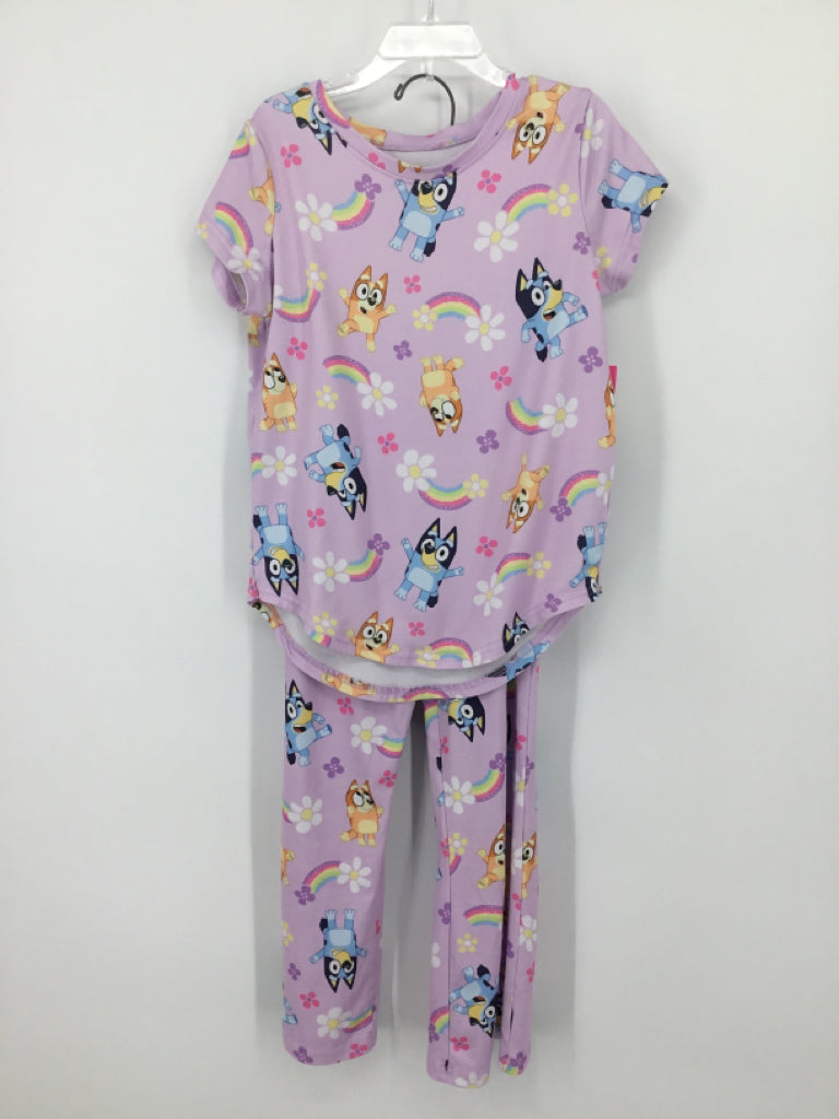 Bluey Child Size 8 Purple Pajamas - girls