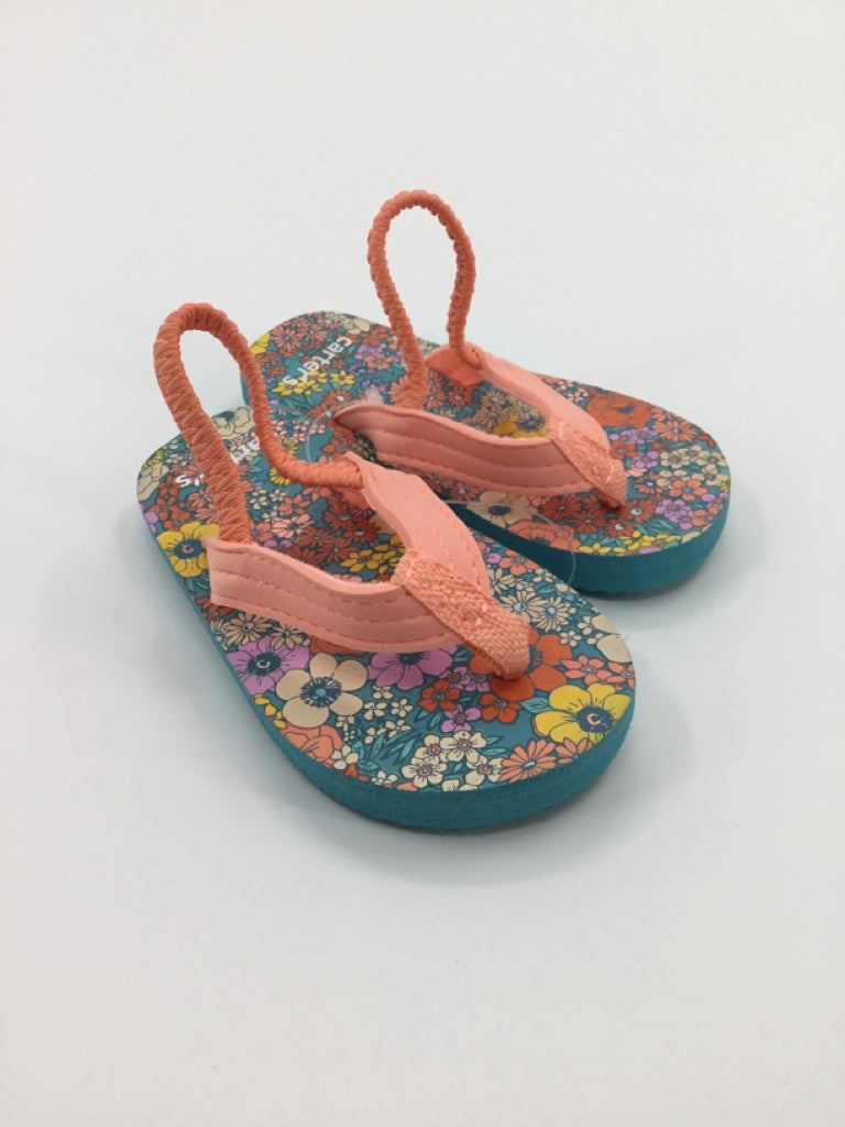 Carter's Child Size 5 Toddler Pink Sandals/Flip Flops