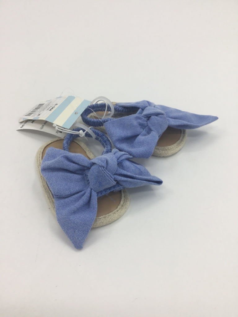 Cat & Jack Child Size 3 Toddler Blue Sandals/Flip Flops