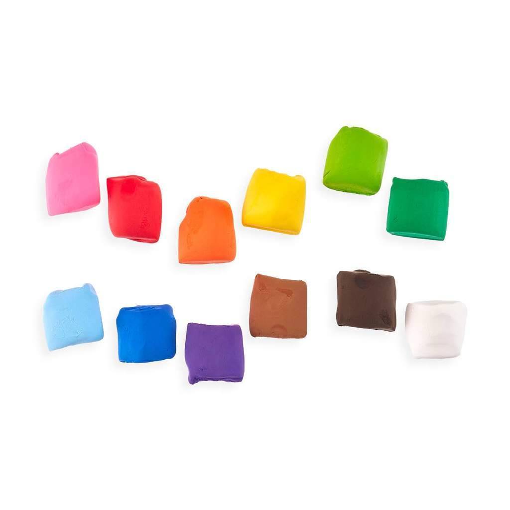 Ooly Creatables D.I.Y. Air-Dry Clay Kit Set of 12 colors + 3 tools