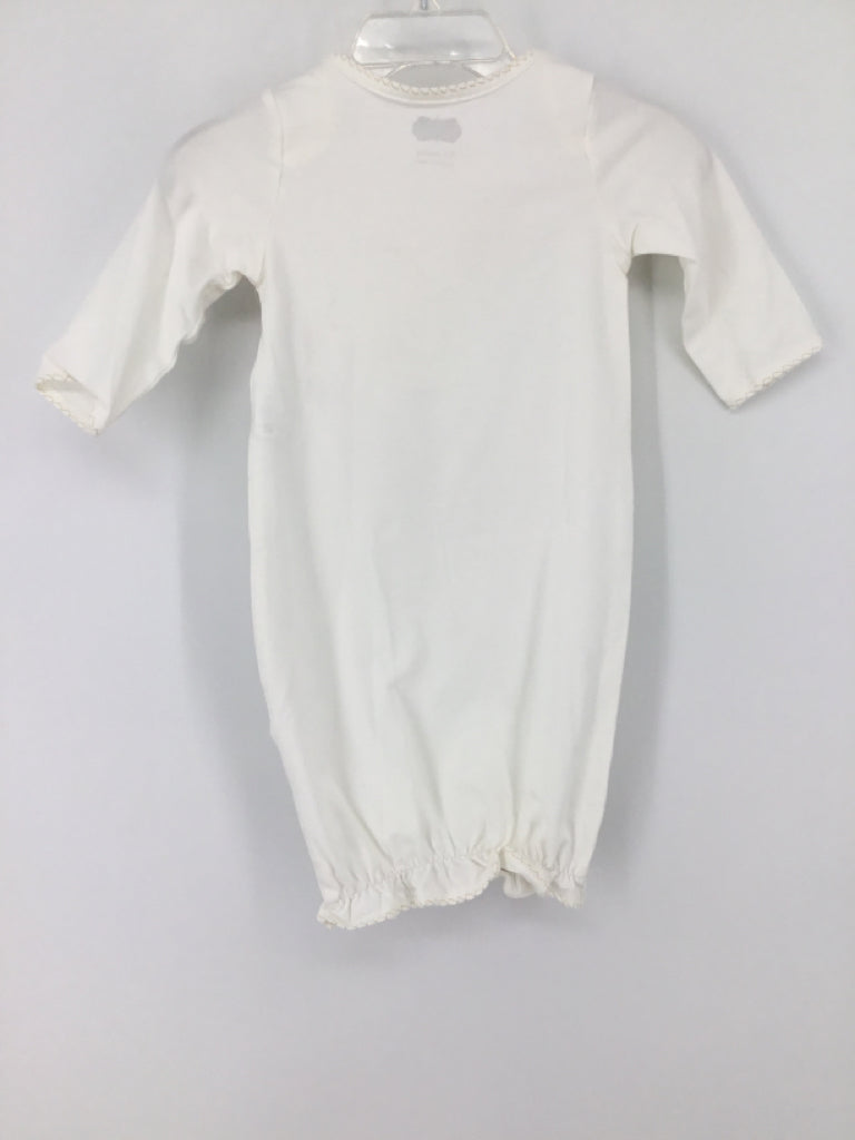 Mudpie Child Size 0-3 Months White Sleepers