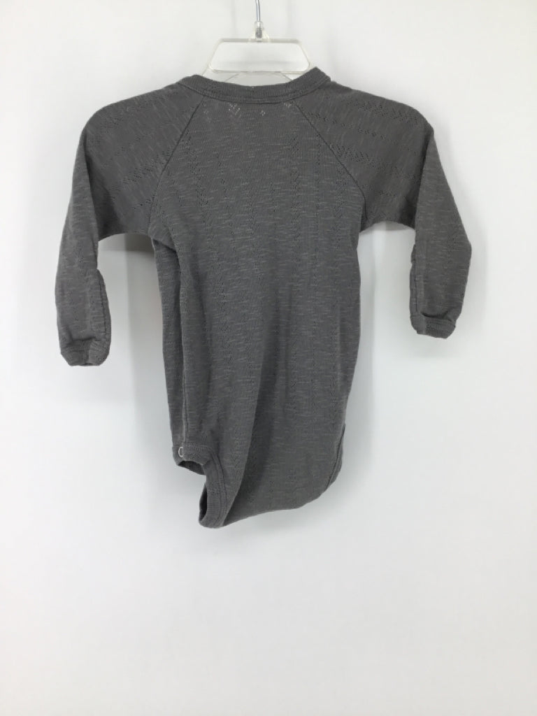 Kate Quinn Organics Child Size 6-12 Months Gray Onesie