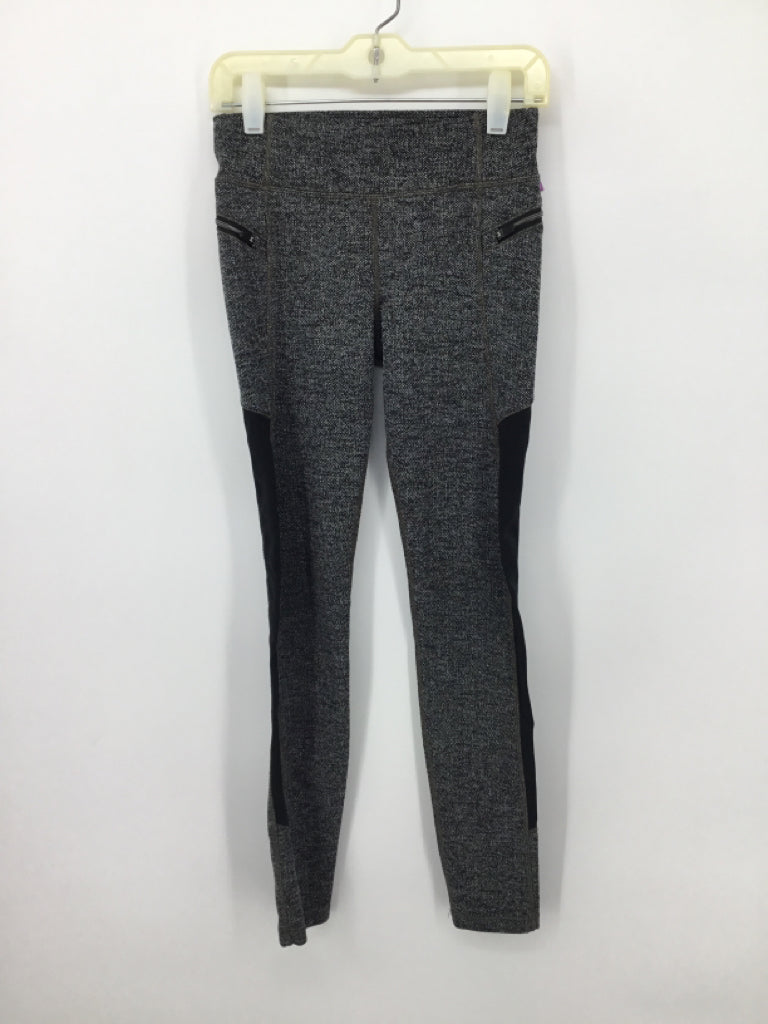 Athleta Girl Child Size 12 Black Marbled Pants - boys