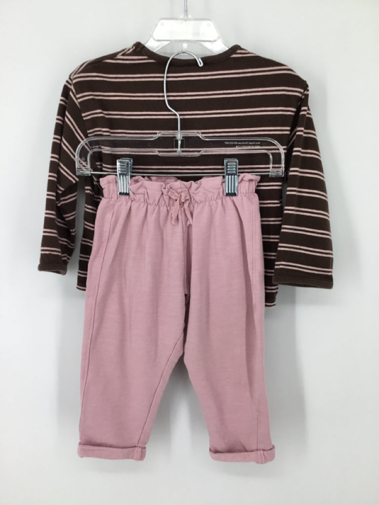 Zara Child Size 18 Months Pink Outfit - girls