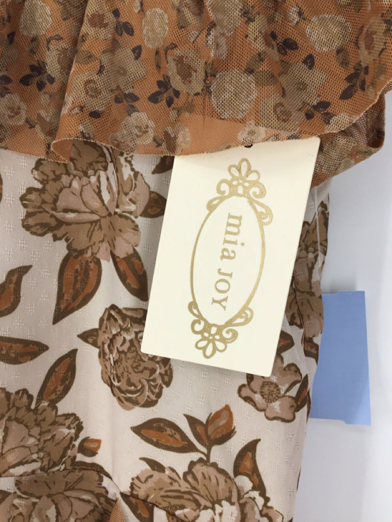 Mia Joy Child Size 6 Tan Dress - girls
