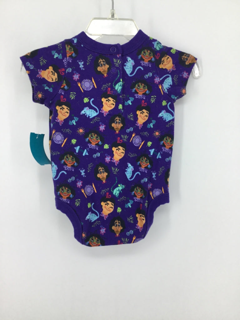 Disney Child Size 6-9 Months Purple Onesie