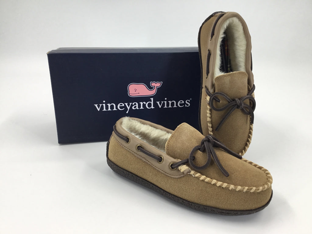 vineyard vines Child Size 1 Toddler Tan Slippers