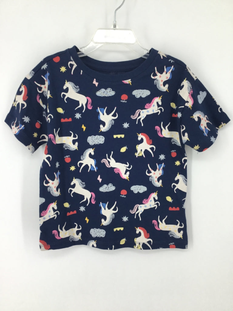Old Navy Child Size 5 Blue T-shirt - girls