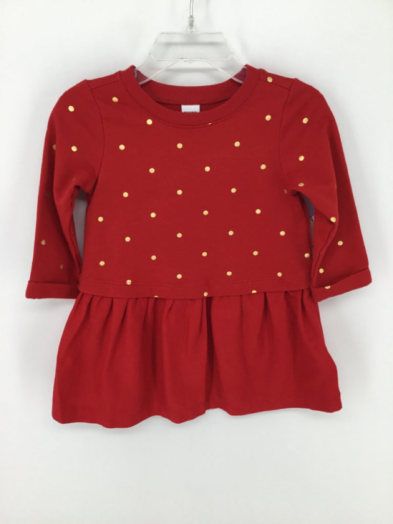 Old Navy Child Size 6-12 Months Red Dress - girls
