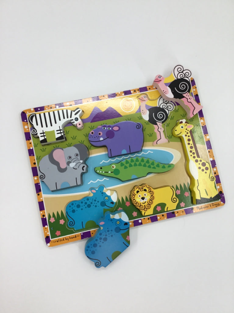 Melissa & Doug Safari Animals Chunky Puzzle