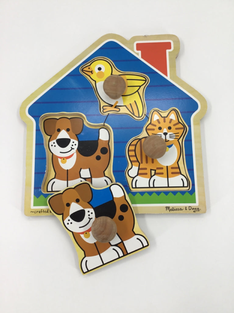 Melissa & Doug House Pets Jumbo Knob Puzzle