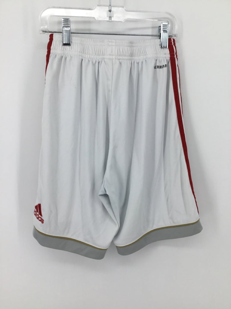 Adidas Child Size 6 White Solid Shorts - boys