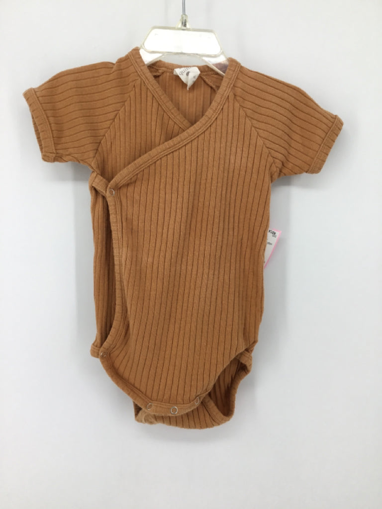Kate Quinn Organics Child Size 6-12 Months Tan Onesie