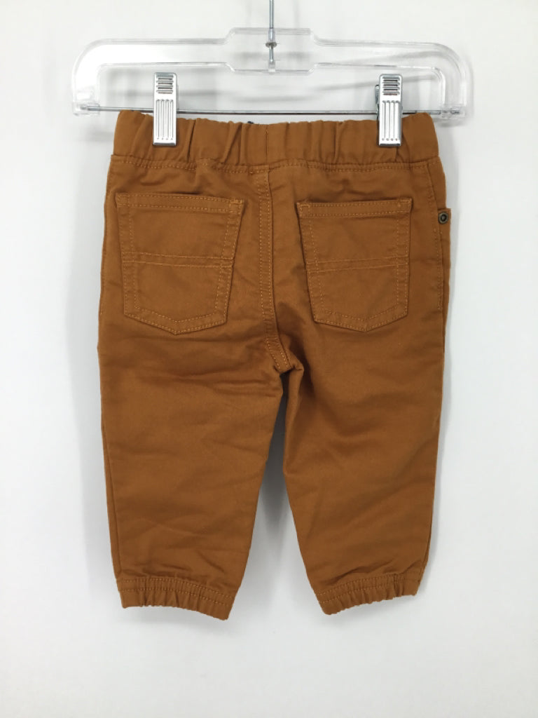 Carter's Child Size 6 Months Brown Solid Pants - boys