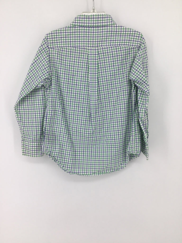Ralph Lauren Child Size 4 Multi-Color Checkered Shirt - boys