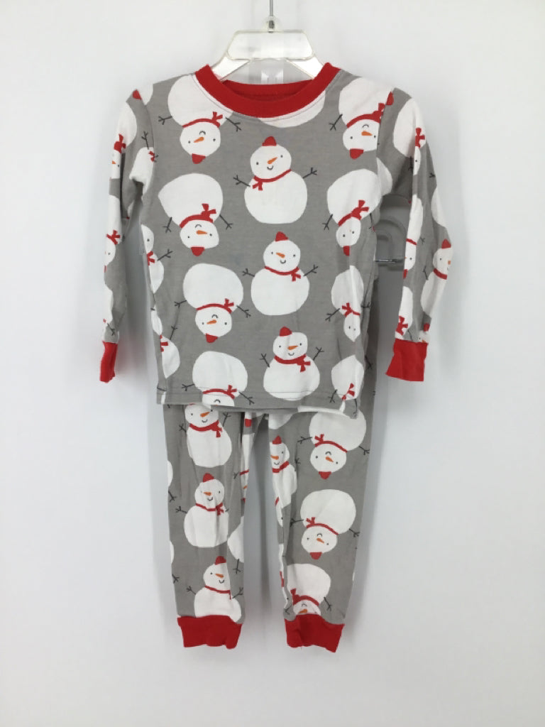 Carter's Child Size 2 Gray Print Pajamas - boys