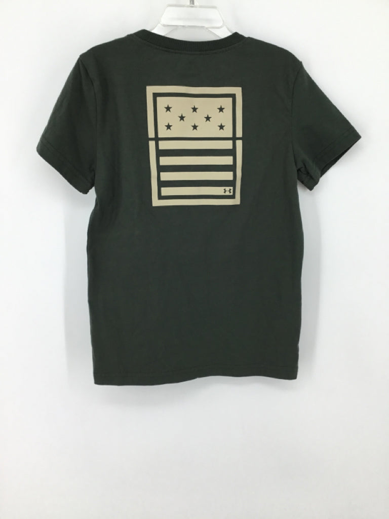 Under Armour Child Size 6 Green screen printed T-shirt - boys