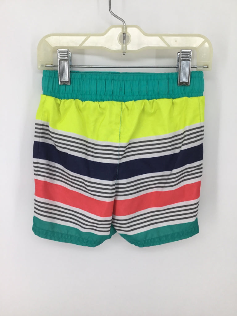 Cat & Jack Child Size 2 Multi-Color Stripe T-shirt - boys