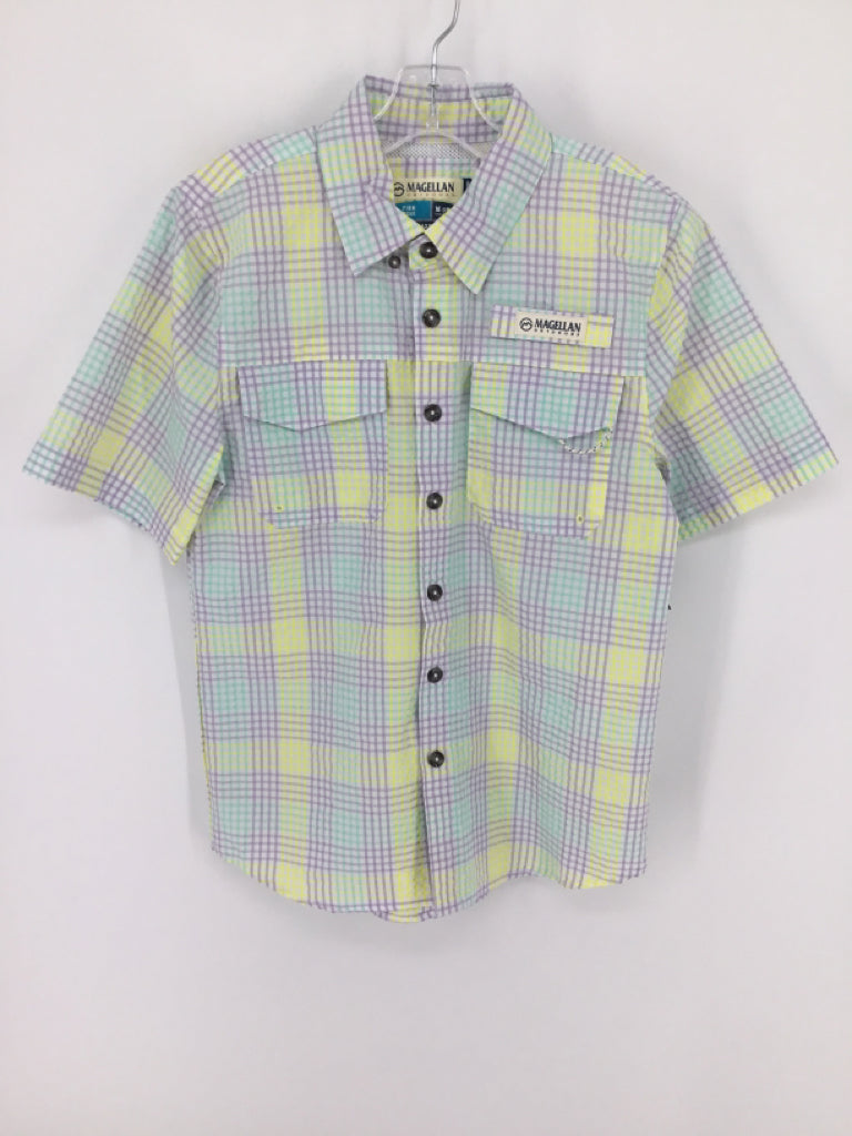 Magellan Child Size 10 Multi-Color Plaid Shirt - boys