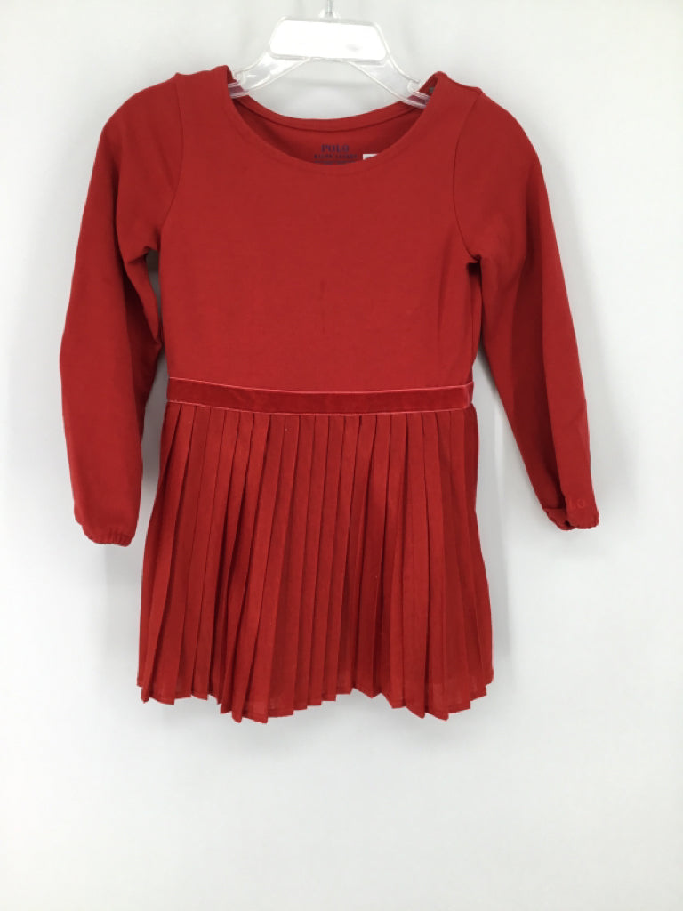Ralph Lauren Child Size 2 Red Dress - girls