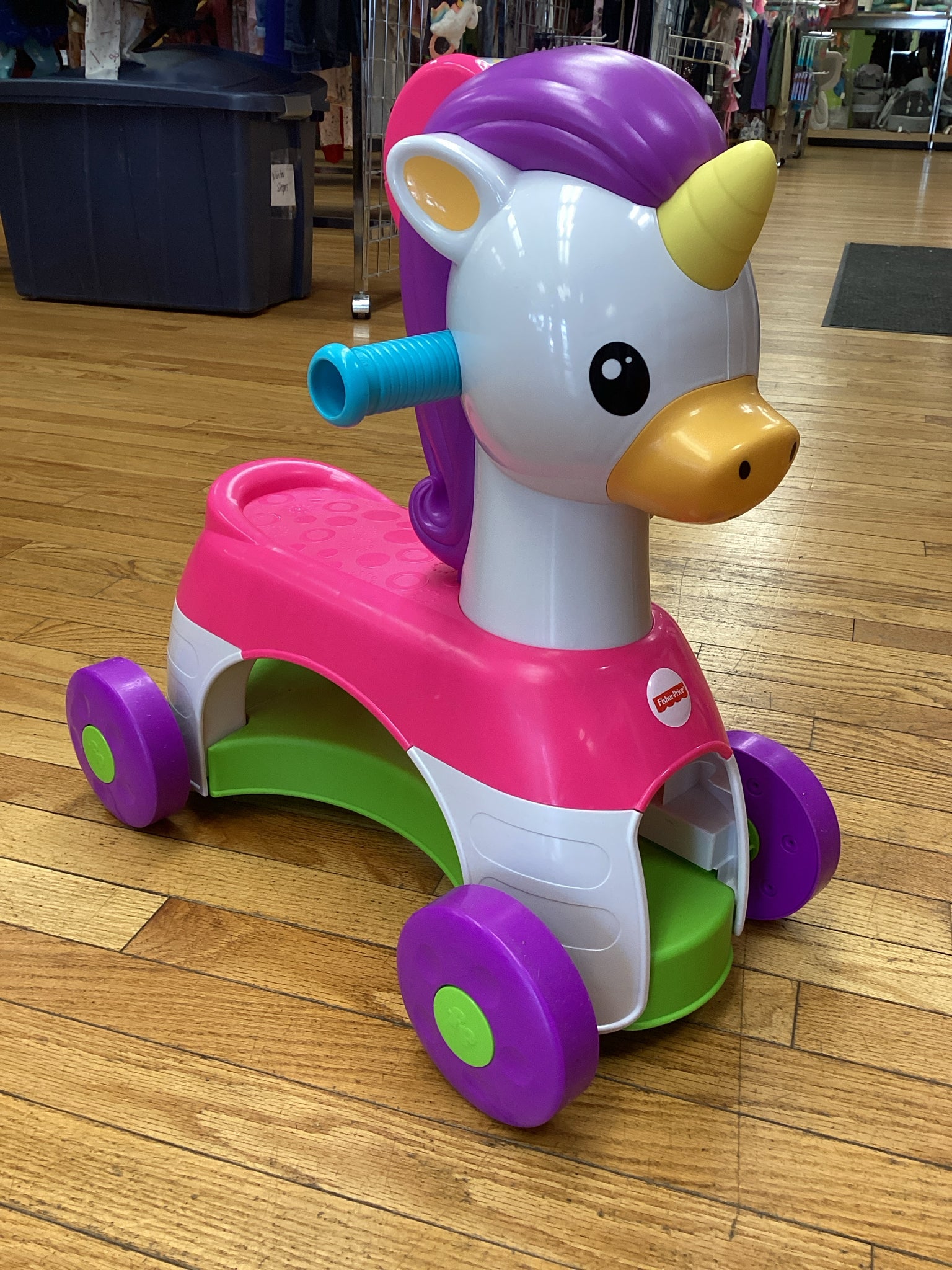 Fisher Price Rollin Tunes Unicorn with Music