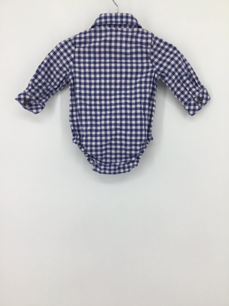 Cat & Jack Child Size 0-3 Months Blue Onesie