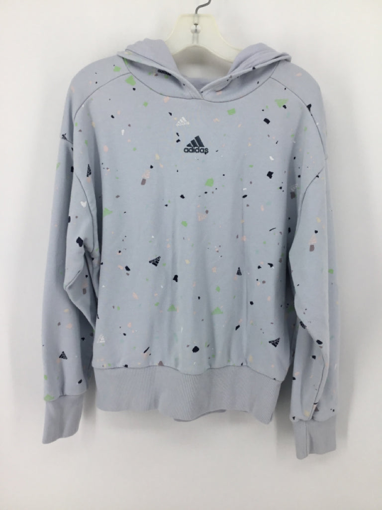 Adidas Child Size 10 Blue Sweatshirt - girls