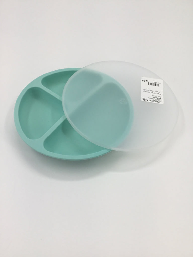 Wee Sprout Silicone Divided Plate with lid