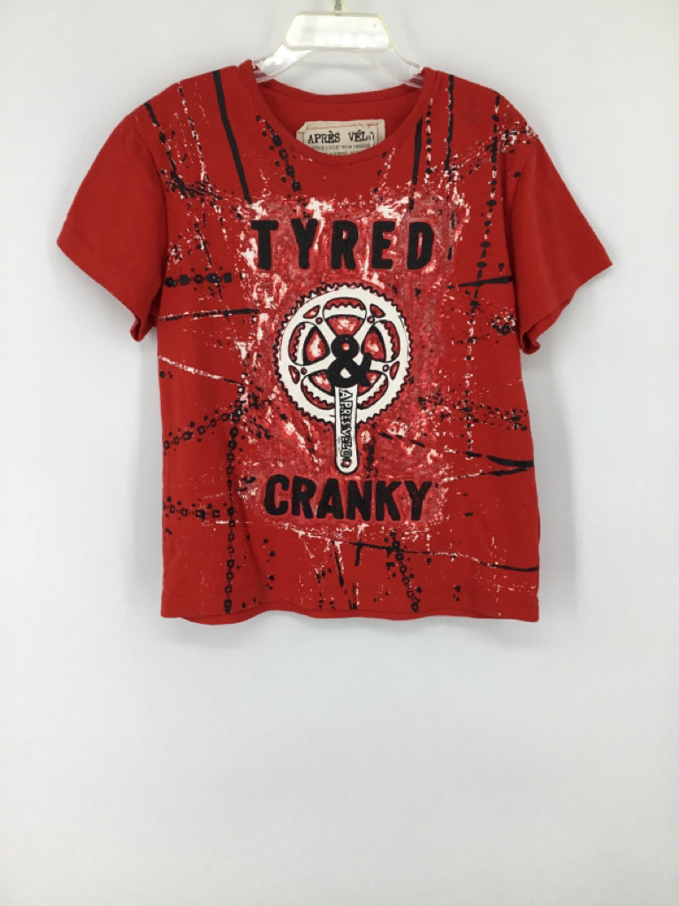 Child Size 4 Red screen printed T-shirt - boys