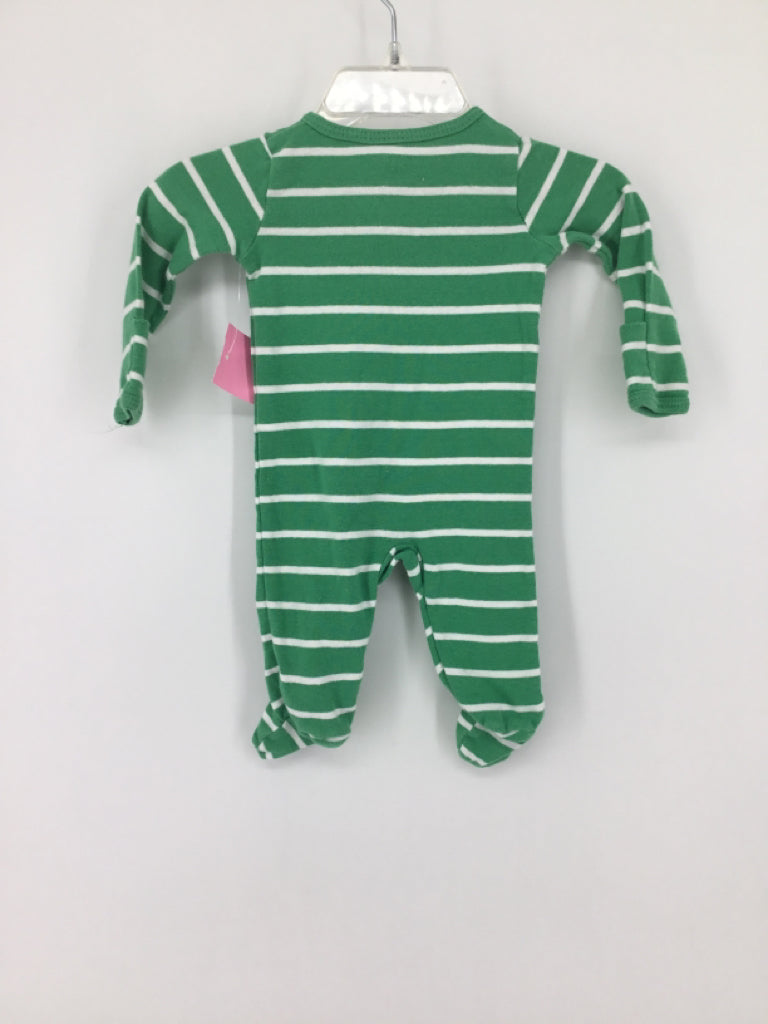 Carter's Child Size Newborn Green Sleepers