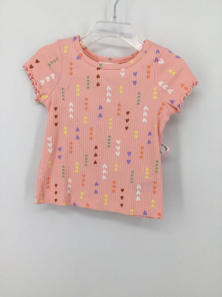 Cat & Jack Child Size 12 Months Pink T-shirt - girls