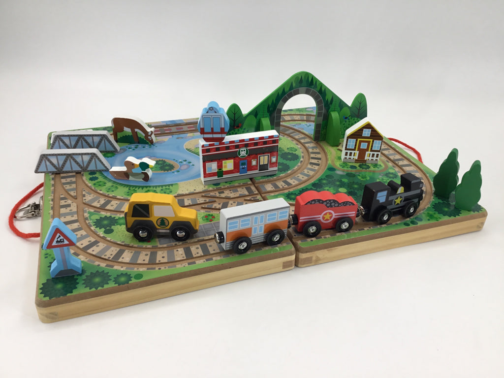 Melissa & Doug Take-Along Railroad