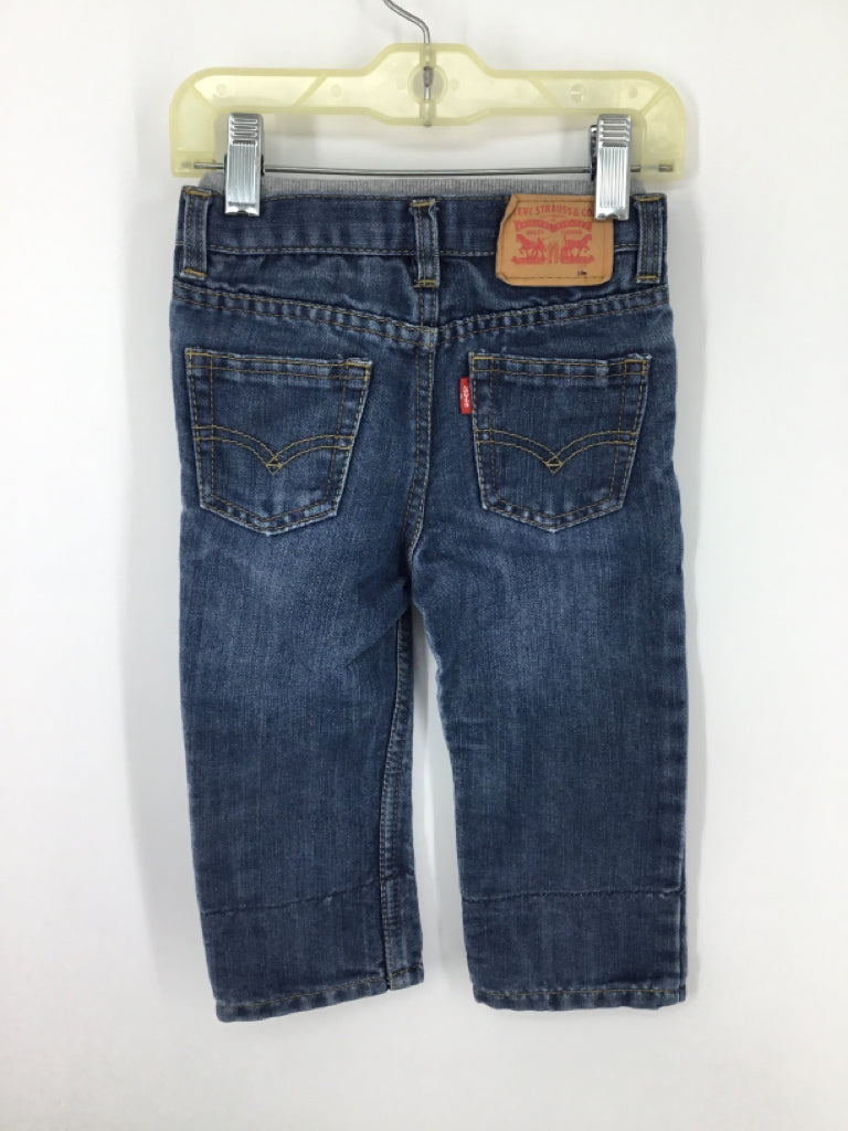 Levi's Child Size 18 Months Blue Solid Jeans - boys