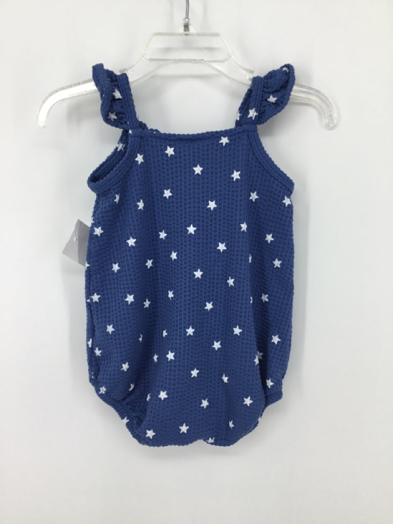Cat & Jack Child Size 6-9 Months Blue Stars & Stripes Outfit