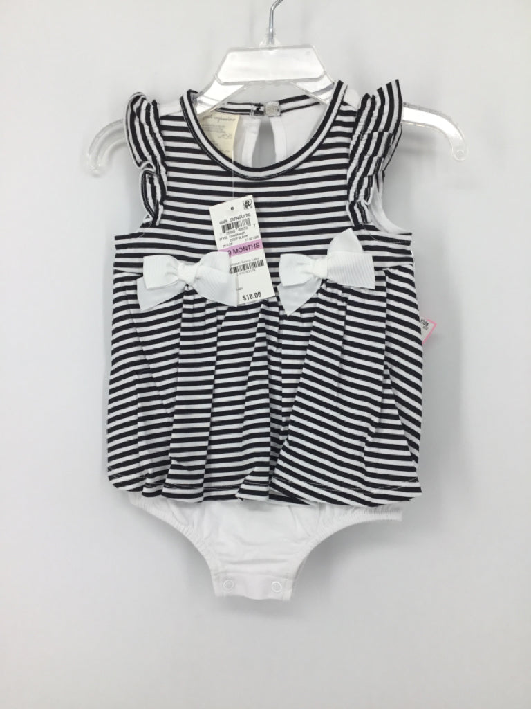 First Impressions Child Size 6-9 Months Black Outfit - girls