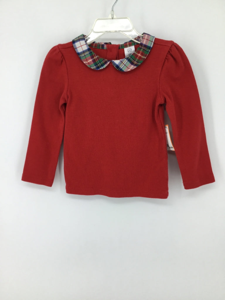 Baby Gap Child Size 2 Red Shirt - girls