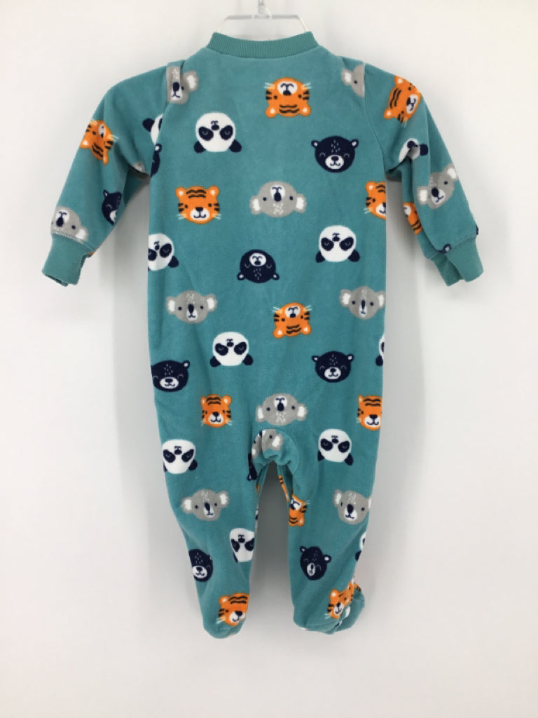 Carter's Child Size 6 Months Teal Sleepers